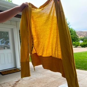 Mustard Yellow cardigan